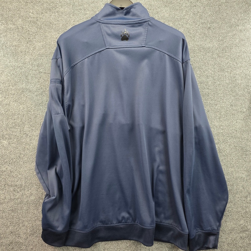 Alaskan Hardgear By Duluth Men's 2XL Navy Quarter Zip Pullover Polygiene‎ - Picture 2 of 6